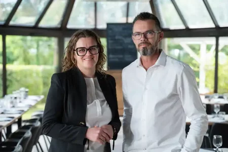 Aurélie et Sébastien Rolland, gérants du Restaurant Le Grill de Moirans
