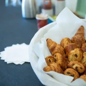 pause d'accueil à l'espace Séminaires du Grill de Moirans (Isère)